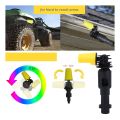 Turbo 360 Degree Jet Spray Nozzle for Karcher Pressure Washers K2 - K7 - Gimbaled Spin Turbo Lance Dirt Blaster - Replacement for Karcher Vario Power Jet Short 360 Nozzle VP180S. 