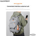BAGSTREET Laptop Bag for Men and Women Water Resistant Polyester Business Travel Backpack 15.6 Inch. 