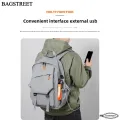 BAGSTREET Laptop Bag for Men and Women Water Resistant Polyester Business Travel Backpack 15.6 Inch. 