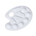Artlicious Paint Palette - Plastic Paint Tray Palettes for Acrylic, Oil, or Watercolor Painting - Thumb Holder Trays for Artist Mixing Wet Color - Size for Kids & Adults, Craft Supplies. 
