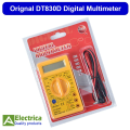 Original Digital Multimeter DT830D - DMM Voltmeter,Voltage, Ampere, Ohm Meter Test Probe DT830 DC / AC. 