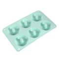 Heat Resistant Silicone Donut Mold for 6 Doughnuts Food Grade Silicone Bagels Pan for Baking Non Stick Mini Cupcake Mould. 