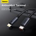 Baseus PD20W USB C Fast Charging Cable for iPhone 13 12 11 Pro Max USB C Data Sync iPhone Cable 1M. 
