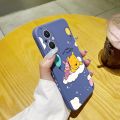 JIUMOO for OPPO Reno 7Z 5G Case Fashion Tide Cartoon Cute Winnie The Pooh Aesthetic Thin New Design Phone Case Side Square Edge Protection Softcase Pattern Silicone Casing Cover Shockproof Cases. 