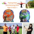 Flying Disk Boomerang Disc Flying Disc toy for kids UFO card indoor and outdoor. 