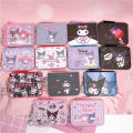 Cartoon women Kuromi work card holder hello kitty girl children permit card badge holder wallet purse coin purse 9x12cm. 