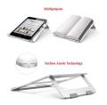 【Rongcai】 Laptop Stand, Portable Laptop Stand, Aluminum Heat Sink Laptop Stand, Ergonomic Aluminum Laptop Riser (Rose Gold). 