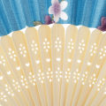 Silk Fan Chinese Japanese Style Folding Fan Wedding Fan Art Gifts Dance Hand Fan. 