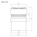 Microphone Replacement Studio Mic Sound Pickup 30mm Dynamic Wired Microphone Repair Parts Accessories Clear Sound for 58. 