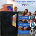 Bluetooth Wooden Speaker with Amplifier Echo Bass for Church School Events. 
