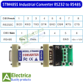 Bi directional Communication data RS232 To RS485 Serial Converter STM485S by Electrica. 