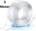 5 Meter Nano Tape Double sided reusable silicon tape strong and adhesive tape. 