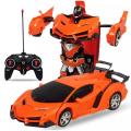 Kids remote control transformer toy car with all features 180 ° rotation rechargeable batteries. 