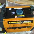 Firman SPS1200 - 1 kW Sound Proof Canopy Petrol Generator - Recoil Start. 