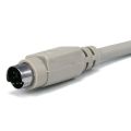 6-Pin Mini Din PS/2 Male to DB9 Serial 9 Pin Male Cable White 6 Meters Genuine Used Branded. 