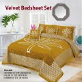 4 piece fomy valvet bridal bed sheet. 