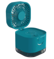 Dsp Appliances Smiley Fan Humidifier, Mini Desktop Humidifier Spray Fan, USB Cube Folding Fan, Portable Mini Fan Humidifier, Magic Cube Folding Spray Fan, Air Cooled Folding Humidifier. 