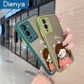 dienya For Infinix Note 12 G96 Case Cartoon Fashion Girl Frosted Transparent Back Cover Lens Camera Protector Phone Case Soft Silicone Edge Full Cover Casing Hard Cases. 