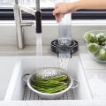 Glass washer - Glass washer for kitchen - Glass Rinser Cup Bottle Washer Cleaner for Kitchen Sinks, Kitchen Sink Accessories Attachment Stainless Steel Brushed Nickel. 