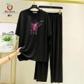 New Style Half Sleeves Night Suit Flapper Style Trouser For Women And Girls Best For Night Wear Suits For Women. 