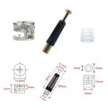 Eccentric Wheel Nut Connection Self Tapping Rod Desk Link Fixer Furniture Screw Connecting Rods Furniture Connector Nut Connectors for Cabinet. 