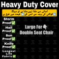 Egg Hanging Swing Chair Cover BY ALPHA TOP COVERS - Waterproof Dust Proof Insect Free Good Life Patio Chair Shizi Egg Shaped Hanging Chair Dust Cover Protector Egg Hanging Chair Jhulla Egg Chair jholla Covers. 