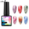 Monja 8ML Blooming Gel Nail Polish Gradient Blooming Watercolor Effect Transparent Soak Off UV LED Gel Manicure Tool. 