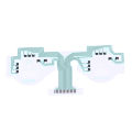 SA1Q222A+224A Ribbon circuit board  contact pad flex cable for PS3 controller Lonni. 