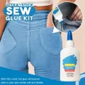40g Washable Textile Fabric Glue Super Sticky Sew Glue Clothing Hemming Repair Adhesive. 