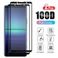 For Sony Xperia 5 II 2pcs HD with black border Tempered Glass For Sony Xperia 5 II Protective Glass Sony Xperia 5 II Screen Protector Armor Film. 