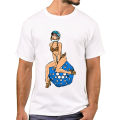 Kaus Pria Astronaut To The Moon Kaus Print Gadis Pin-Up Cardano Fashion Kaus Pria Lengan Pendek Musim Panas Streetwear Longgar Sejuk. 