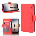 For Huawei Nova 3E Wallet Case Magnetic Book Flip Cover with Removable Credit Card Holder. 