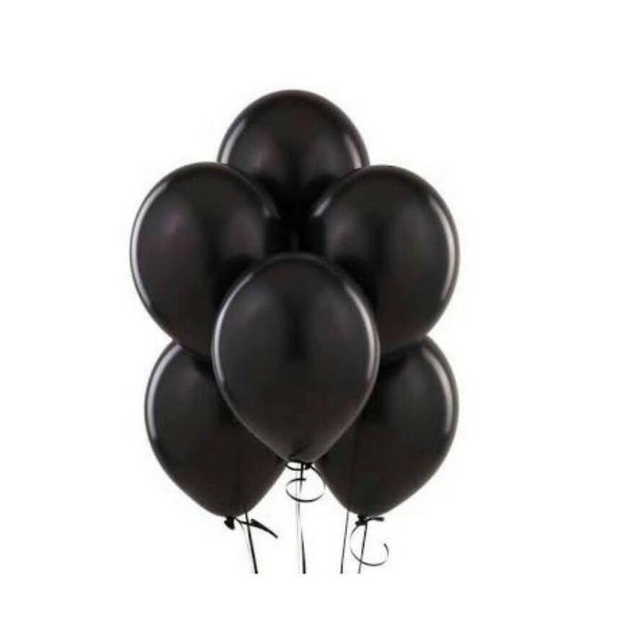 Black Balloons 25Pcs 11 Inch