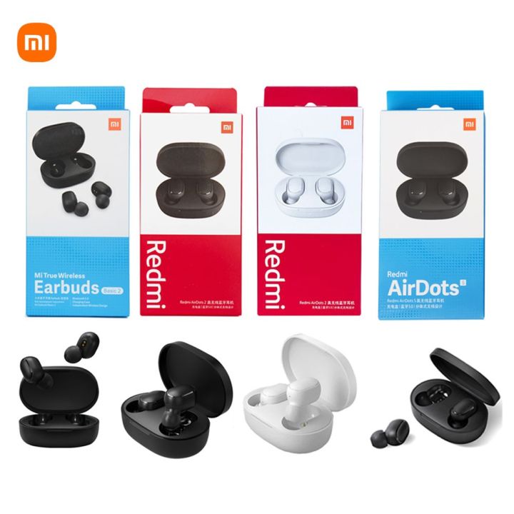 Fast Redmi Air Pods Black Mi Air Dots Wireless Headphones- Black