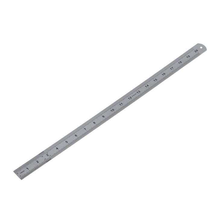 20/30/50cm Stainless Steel Double Sided Straight Ruler - View #5