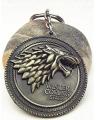 Game of Thrones Dire Wolf Metal Key chain. 