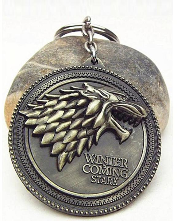 Game of Thrones Dire Wolf Metal Key chain