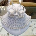 white necklace, jewellery set ,best gift  for girls. 