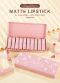Dragon Ranee - 10PCS Cute Mini Matte Waterproof Lipstick With Case. 