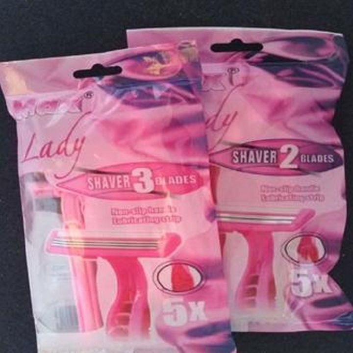 Pack of 5 - Ladies Soft Body Razor Womens Girls Shaver Bikni Razor ...