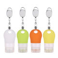 Pcs Portable Hand Sanitizer Dispenser Travel Bottles 1.3OZ Empty Bottles For Toiletries With Stretchable Lanyard, Leak Proof, Squeezable 4. 