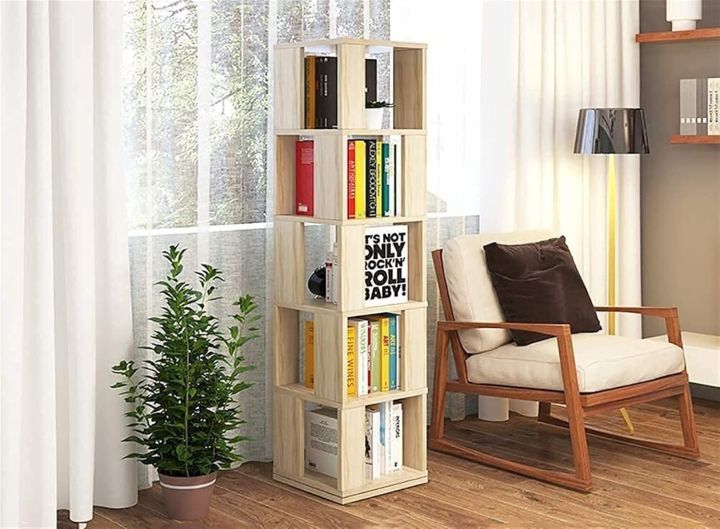 Multifunctional Living Room Storage Cabinet, Versatile 360° Rotating ...