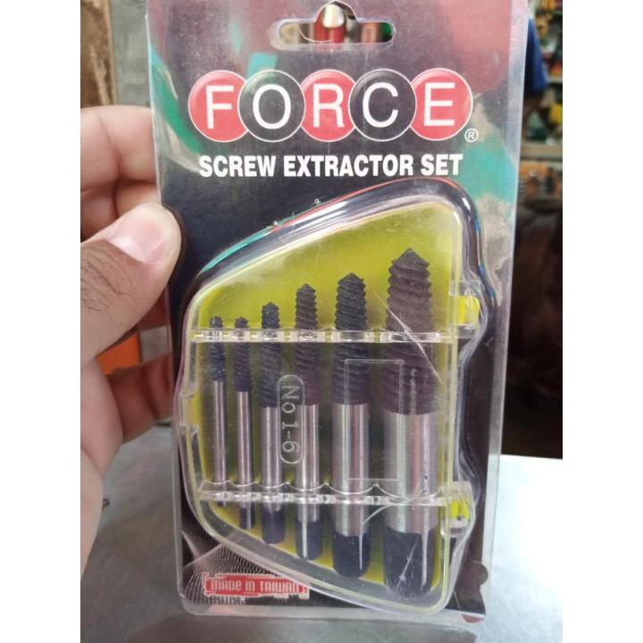 Harden Coarse Thread Screw Extractor Set 6Pcs - AE | Daraz.pk