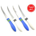 Stainless Steel Fruit Knives: Pack of 4/8/12 - Multifunctional Kitchen Set for Peeling, Coring & Slicing (Vegetable and Fruit Cutlery). 
