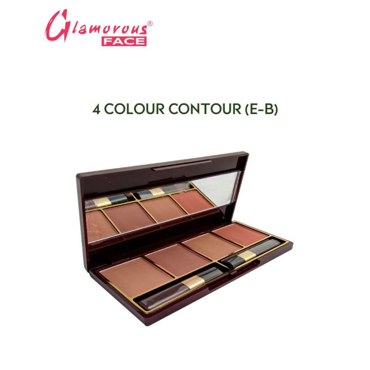 Glamorous%20Face%204%20Colors%20Powder%20Contour%20Palette,%20Medium%20To%20Dark%20Contouring%20Palette,%20Bronzer%20Palette,%20Face%20Contour%20Palette,%20Cheek%20Contour%20Palette,%20Sculpting%20Palette.%20Shade%20E-B%20-%20Image%202