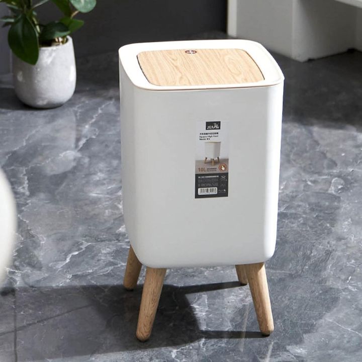 Dustbin%20High%20Foot%20with%20Lid%20Large%20Capacity%20Press%20Type%20Waste%20Bin%20Garbage%20Container%20Plastic%20Trash%20Can%20Cleaning%20-%20Image%202