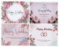 Greeting Card pack of 4 with envelope and 4sticker best gift happy birthday card nikkah mubbarak card anniversary card wedding card charismas card bridal shower card. 