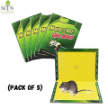 Mouse Glue Trap - Rat Killer Glue Mat - Expert Rat Killer Glue Mat Mouse Book (Pack Of 5 ). 