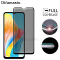 Privacy Tempered Glass For OPPO A18 Anti Peeping Screen Protector. 
