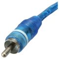 2x RCA Phono Y Splitter Lead Adapter Cable 1 Male To 2 Female Car Connector 30cm. 